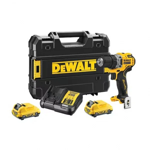 Dewalt dcd701d2-qw trapano avvitatore brushless 12 v con due batterie - dettaglio 1