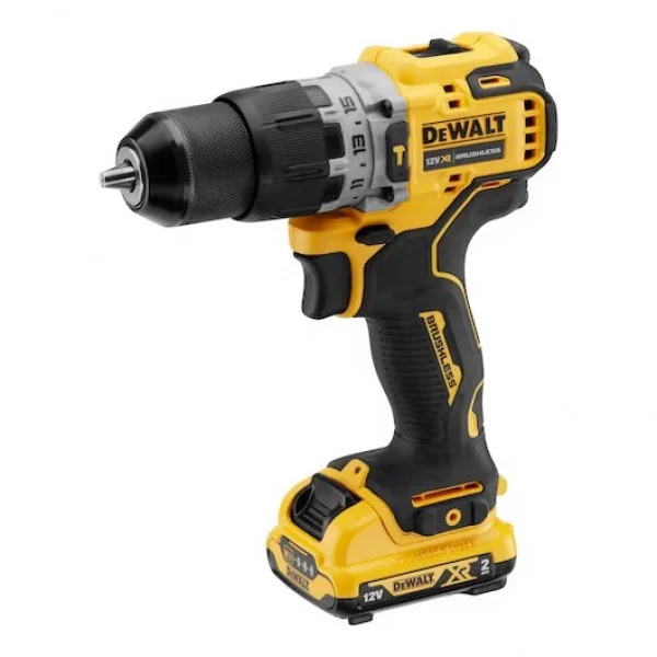 Dewalt dcd706d2-qw trapano a percussione xr 12 v brushless con due batterie - dettaglio 1