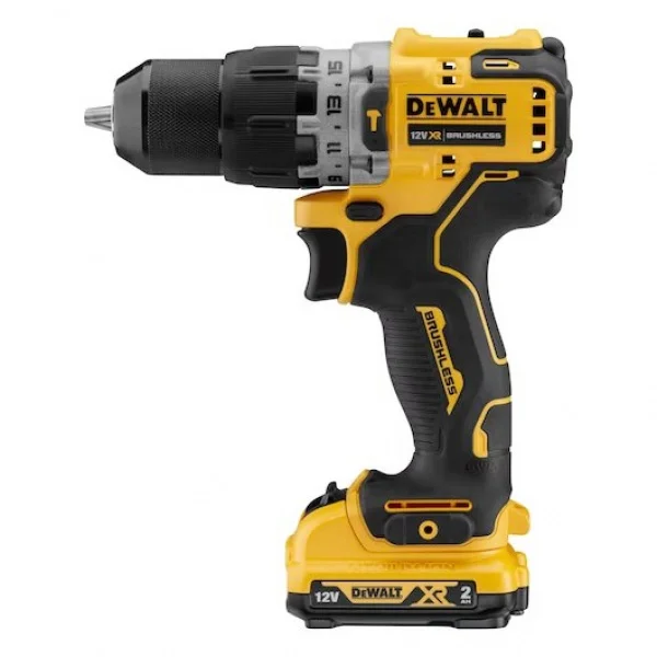 Dewalt dcd706d2-qw trapano a percussione xr 12 v brushless con due batterie - dettaglio 2