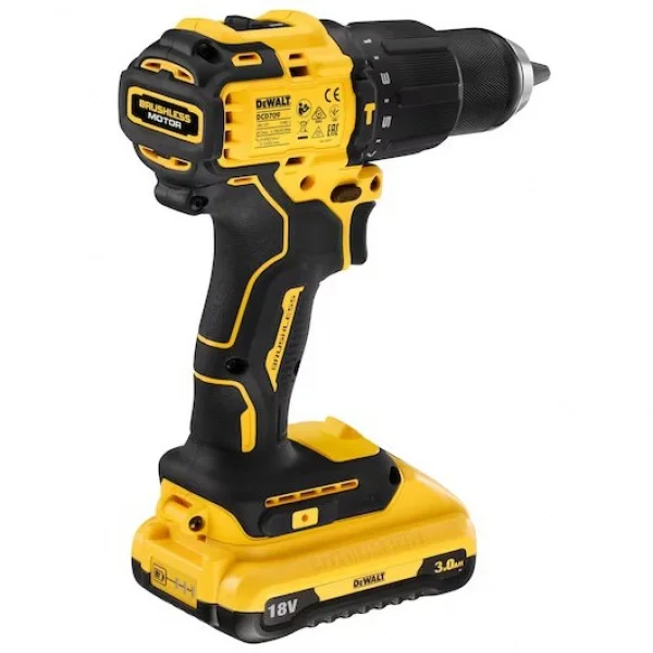 Dewalt dcd709l2t-qw trapano a percussione 18 v xr brushless con due batterie - dettaglio 4