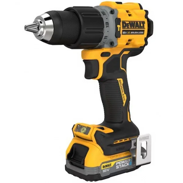 Dewalt dcd805e2t-qw trapano a percussione brushless 18 v con due batterie powerstack - dettaglio 2