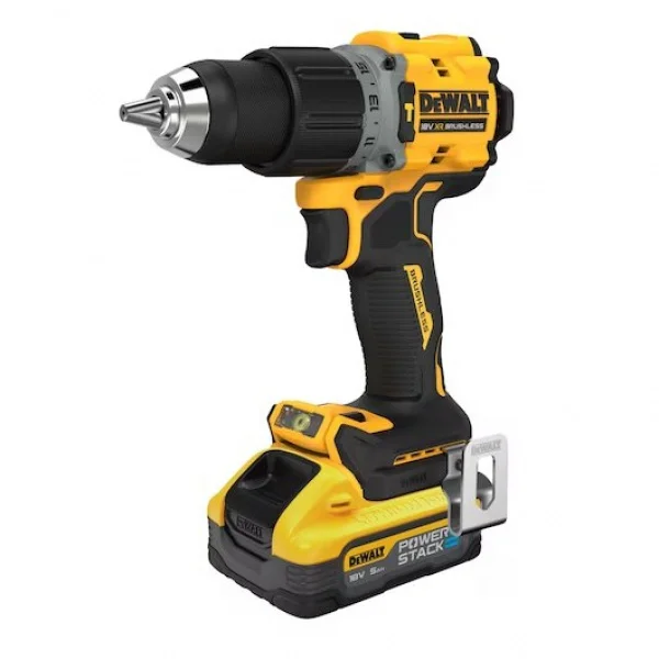 Dewalt dcd805h2t-qw trapano a percussione brushless 18 v con due batterie powerstack - dettaglio 2