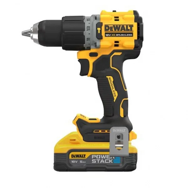 Dewalt dcd805h2t-qw trapano a percussione brushless 18 v con due batterie powerstack - dettaglio 3