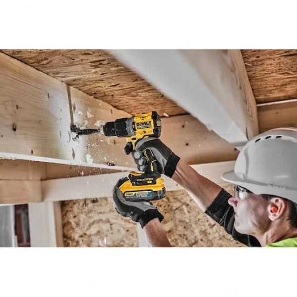 Dewalt dcd805h2t-qw trapano a percussione brushless 18 v con due batterie powerstack - dettaglio 5