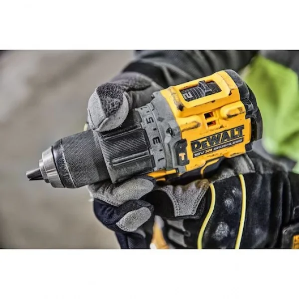Dewalt dcd805h2t-qw trapano a percussione brushless 18 v con due batterie powerstack - dettaglio 6