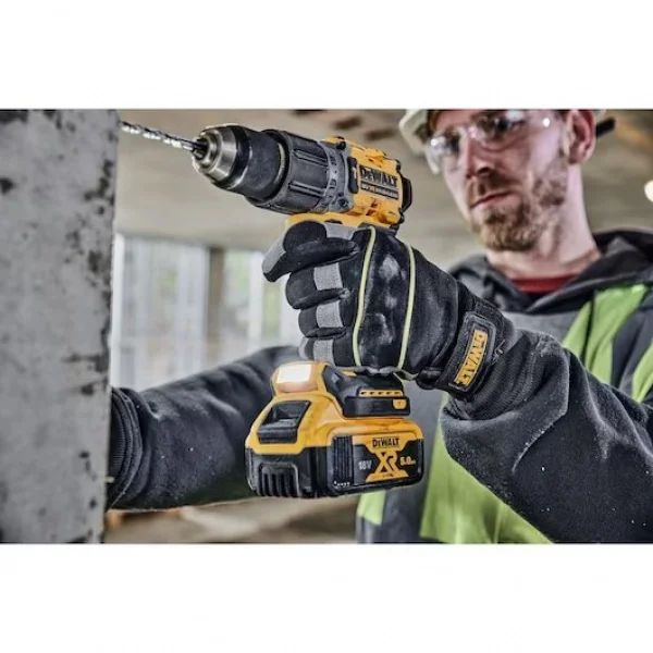 Dewalt dcd805p2t-qw trapano a percussione brushless 18 v con due batterie - dettaglio 6