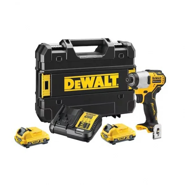 Dewalt dcf801d2-qw avvitatore ad impulsi brushless xr 12 v con due batterie - dettaglio 1
