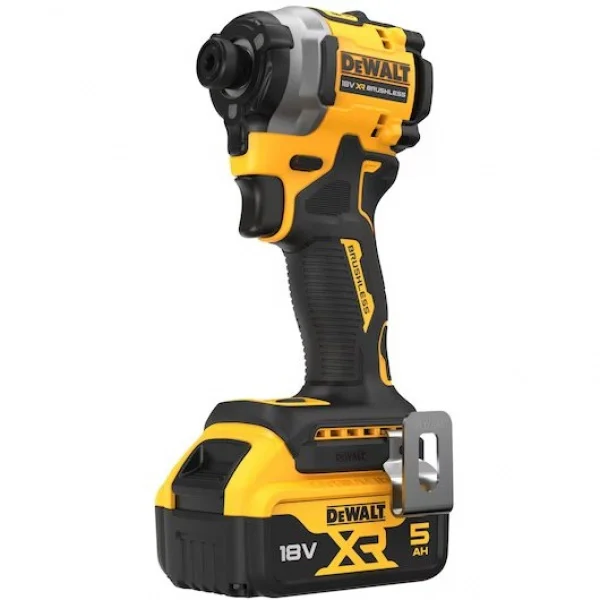 Dewalt dcf850p2t-qw avvitatore ad impulsi brushless xr 18 v con due batterie - dettaglio 2