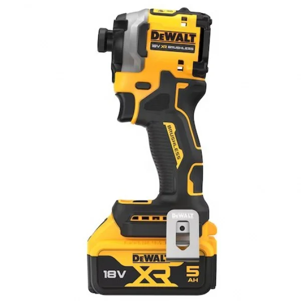 Dewalt dcf850p2t-qw avvitatore ad impulsi brushless xr 18 v con due batterie - dettaglio 3