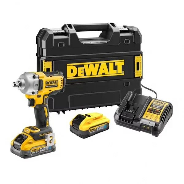 Dewalt dcf891h2t-qw avvitatore ad impulsi brushless 18 v hog ring 1/2 con batterie - dettaglio 1