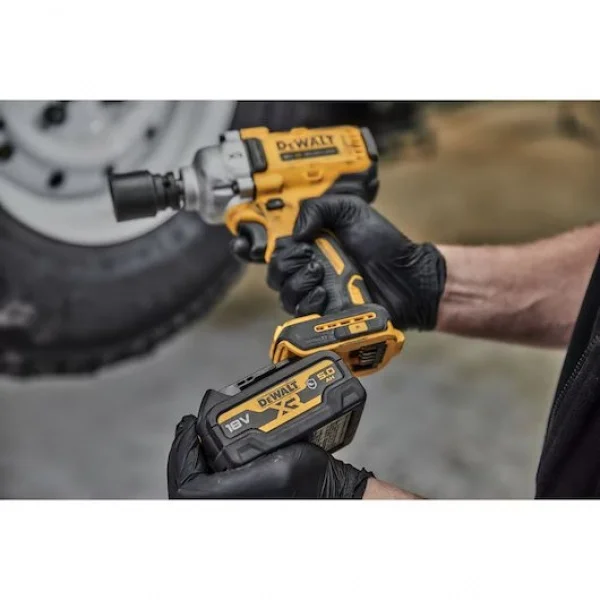 Dewalt dcf891p2g-qw avvitatore ad impulsi brushless 18 v hog ring 1/2 con batterie - dettaglio 5