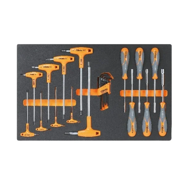 Beta 3900 O7/5M Cassettiera mobile 7 cassetti con assortimento utensili 181 Pz. - 039000371