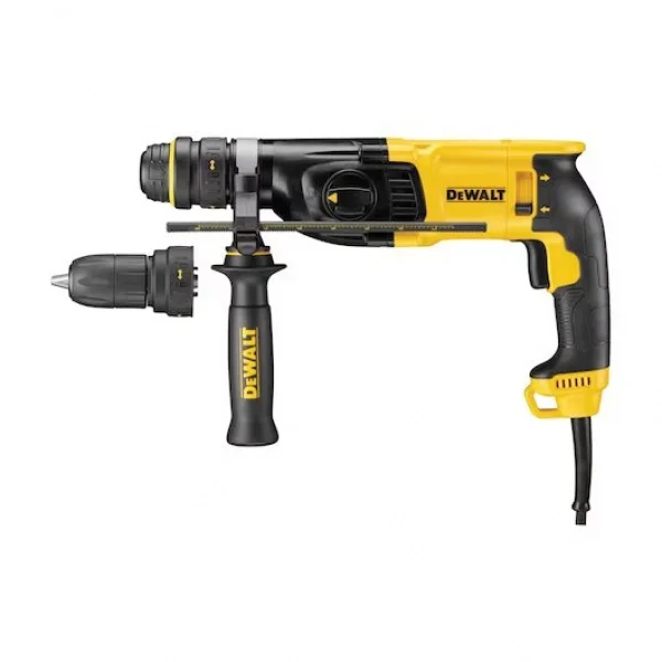 Dewalt d25134k-qs tassellatore sds-plus 800 w con mandrino autoserrante - dettaglio 2