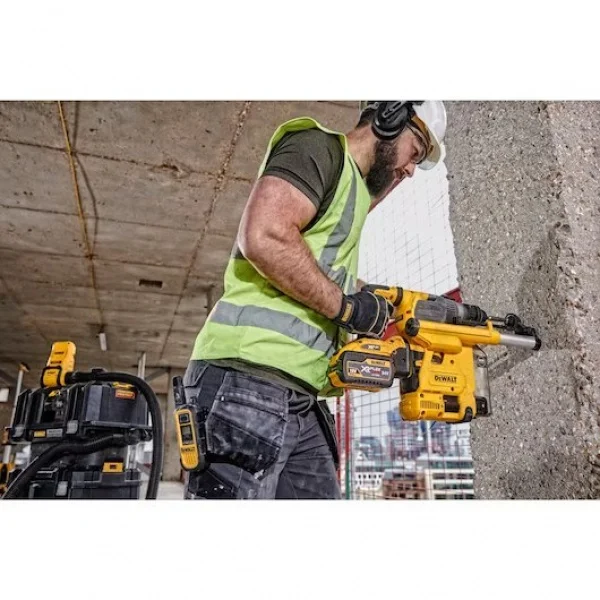 Dewalt dch334x2-qw tassellatore sds-plus brushless flexvolt 54v con due batterie e mandrino - dettaglio 4