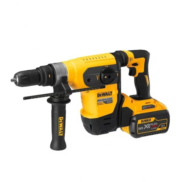 Dewalt dch417x2-qw tassellatore sds-plus brushless flexvolt 54v con batterie ed accessori - dettaglio 3