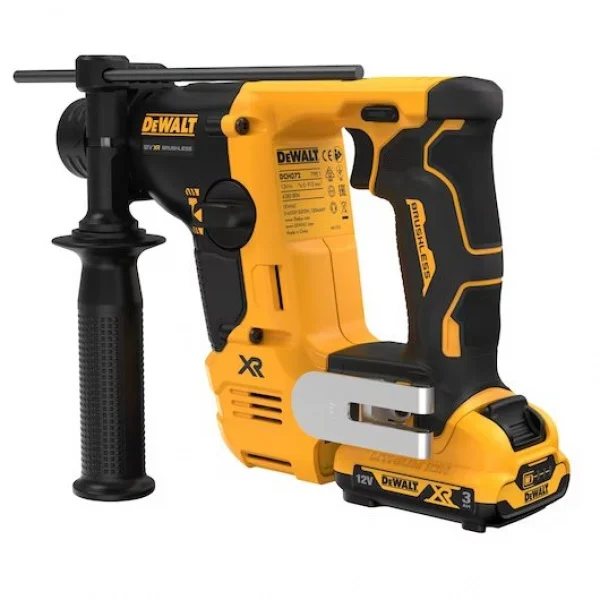 Dewalt dch072l2-qw tassellatore sds-plus xr brushless 12v con due batterie - dettaglio 3