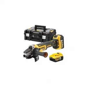 Dewalt dcg405p2-qw smerigliatrice angolare 125 mm brushless 18 v con due batterie - dettaglio 1