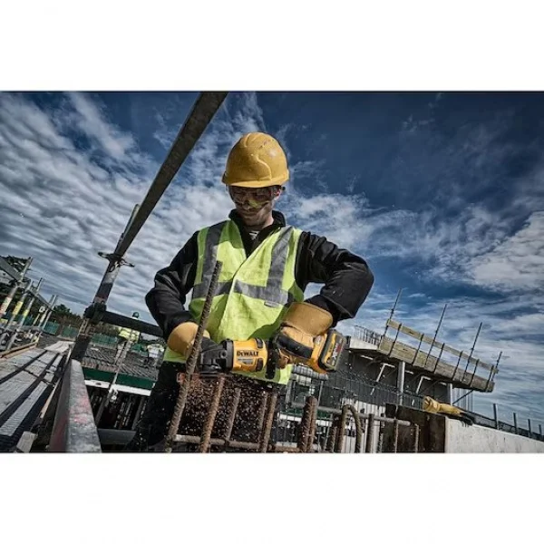 Dewalt dcg418t2-qw smerigliatrice flexvolt 125 mm brushless 54v con due batterie - dettaglio 4