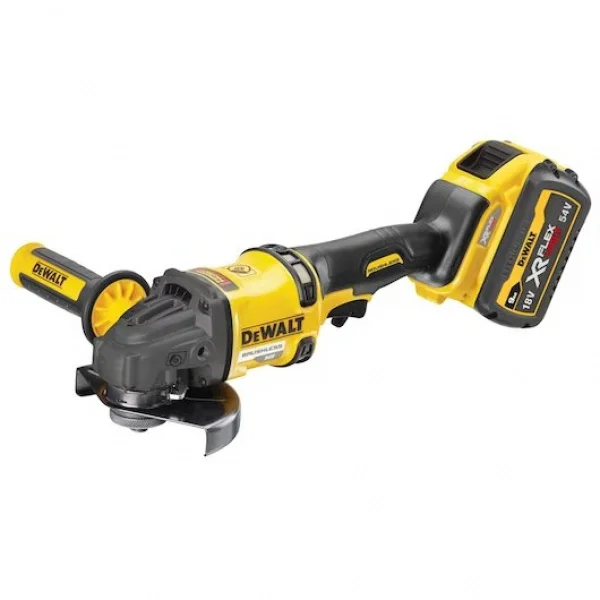 Dewalt dcg418x2-qw smerigliatrice flexvolt 125 mm brushless 54v con due batterie - dettaglio 2