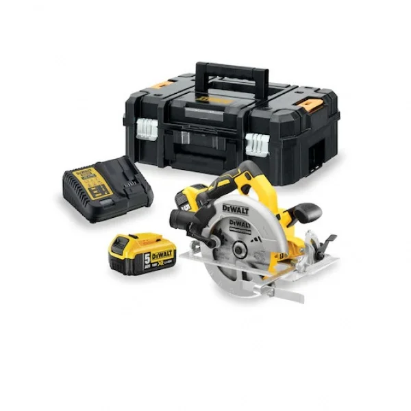 Dewalt dcs570p2-qw sega circolare 184 mm brushless 18 v con due batterie - dettaglio 1
