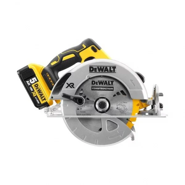 Dewalt dcs570p2-qw sega circolare 184 mm brushless 18 v con due batterie - dettaglio 2