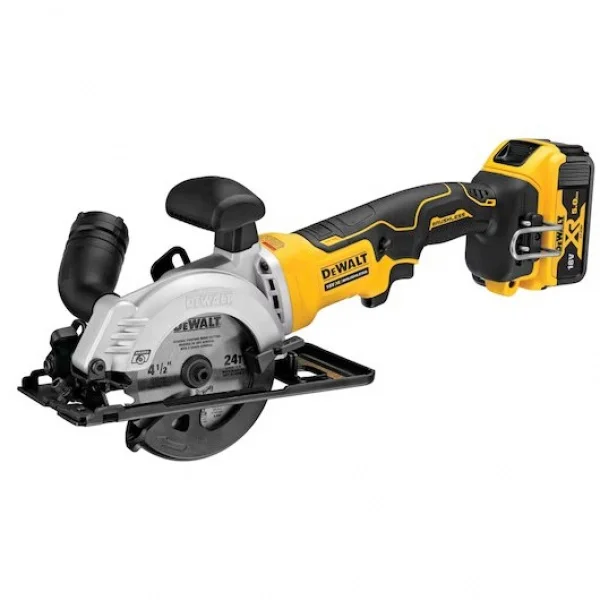 Dewalt dcs571p2-qw sega circolare compatta brushless 18 v con due batterie - dettaglio 1
