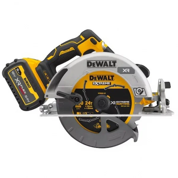 Dewalt dcs573t1-qw sega circolare 190 mm brushless 18 v con batteria flexvolt - dettaglio 3