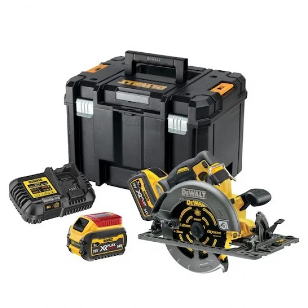 Dewalt dcs579t2-qw sega circolare 190 mm brushless 54 v con batterie flexvolt - dettaglio 1