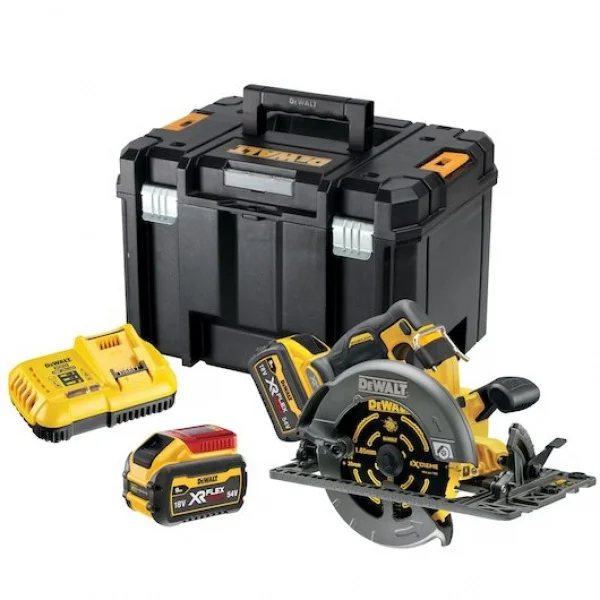 Dewalt dcs579x2-qw sega circolare 190 mm brushless 54 v con batterie flexvolt - dettaglio 1