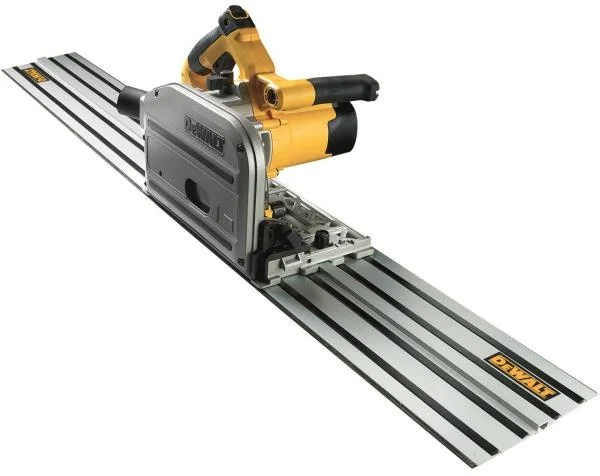Dewalt dws520ktr-qs sega ad affondamento 165 mm a filo 1100 w con binario - dettaglio 1
