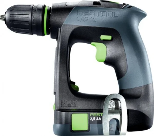 Festool cxs 12 2,5-plus trapano avvitatore brushless a batteria 12 v 576864 - dettaglio 3