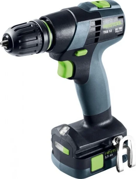 Festool txs 12 2,5-plus trapano avvitatore brushless a batteria 12 v 576873 - dettaglio 2