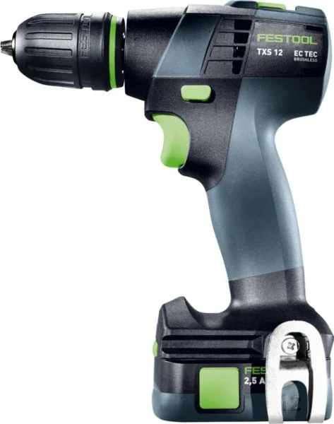 Festool txs 12 2,5-plus trapano avvitatore brushless a batteria 12 v 576873 - dettaglio 3