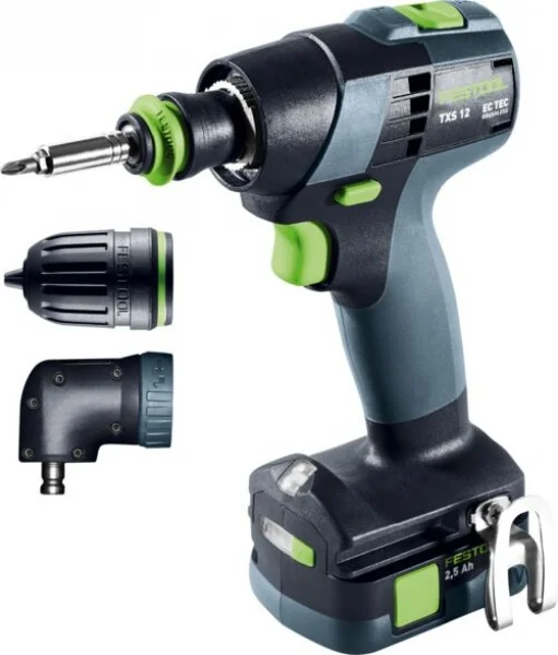 Festool txs 12 2,5-set trapano avvitatore brushless a batteria 12 v 576874 - dettaglio 2