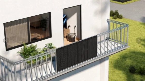 Ecoflow Kit fotovoltaico da balcone senza accumulo - ECO60663