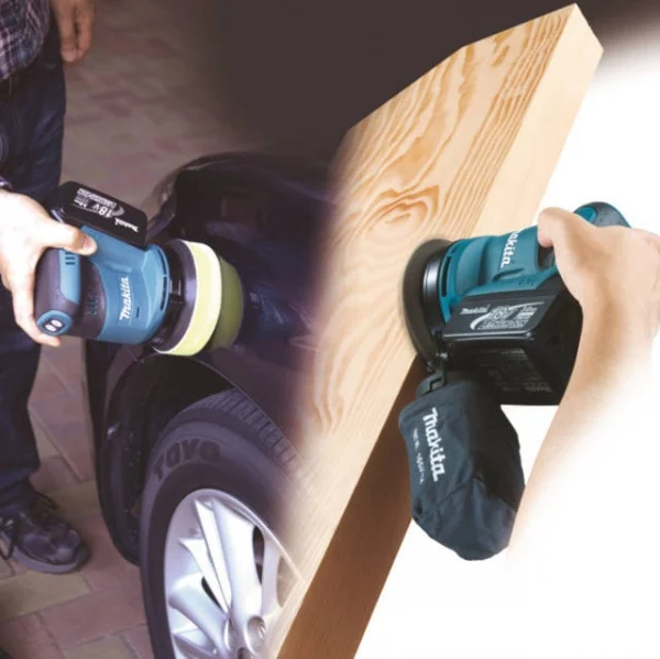Makita dbo180rfj1 levigatrice orbitale a batteria 18 v - dettaglio 3