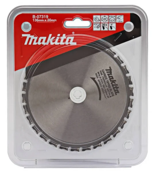 Makita b-07319 lama per seghe circolari 136x20 mm per metallo - dettaglio 2