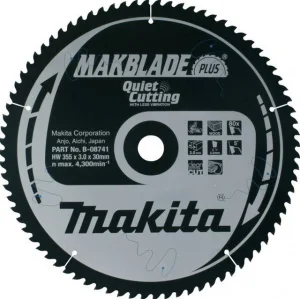 Makita b-08822 makblade plus lama tct silenziata per seghe da banco 200x30 per legno - dettaglio 1