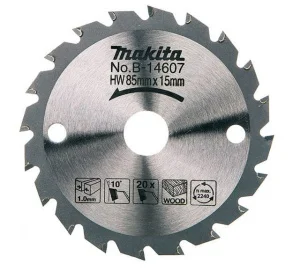 Makita b-14607 specialized lama per sega circolare a batteria 85x15 mm per legno - dettaglio 1