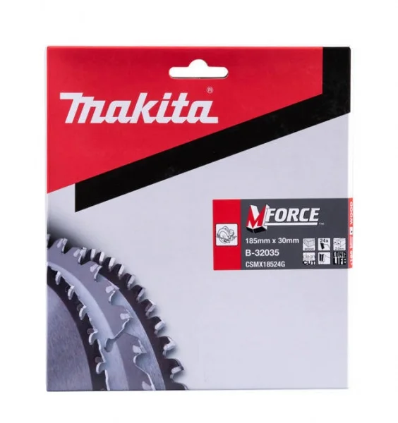 Makita b-32035 M-Force lama per seghe circolari 185x30 mm per legno - dettaglio 2