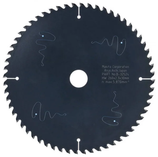 Makita b-32524 makblade plus lama tct silenziata per troncatrici 260x30 per legno - dettaglio 2