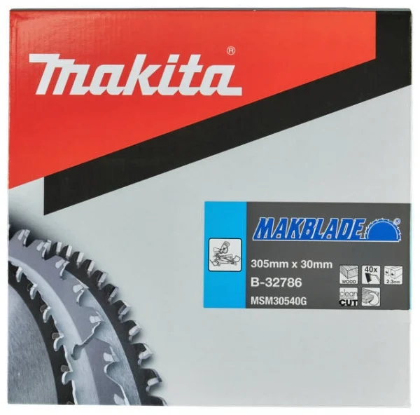 Makita b-32786 makblade lama tct per troncatrici 305x30 per legno - dettaglio 2