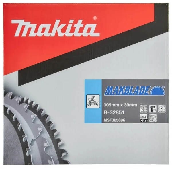 Makita b-32851 makblade lama tct per troncatrici 305x30 per legno - dettaglio 2