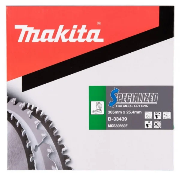 Makita b-33439 specialized lama per troncatrici 305x25,4 mm per acciaio dolce - dettaglio 2