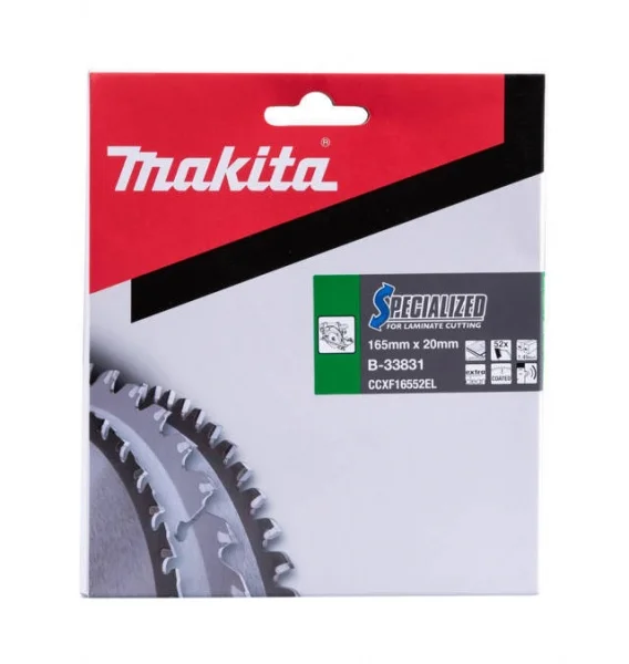 Makita b-33831 specialized lama per taglio di mdf e laminati 165x20 mm - dettaglio 2