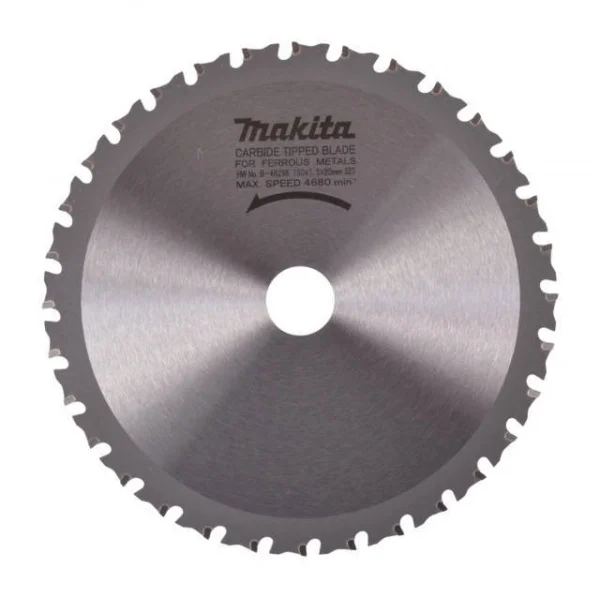 Makita b-46296 lama per seghe circolari 150x20 mm per metallo - dettaglio 1