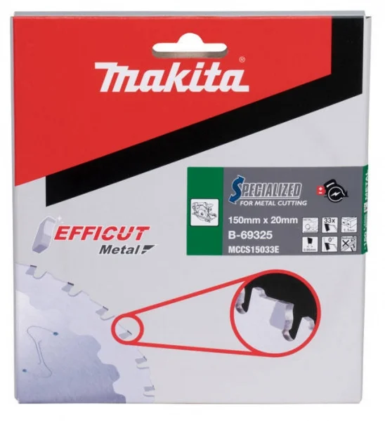 Makita b-69325 efficut lama per troncatrice 150x20 mm per metallo - dettaglio 2