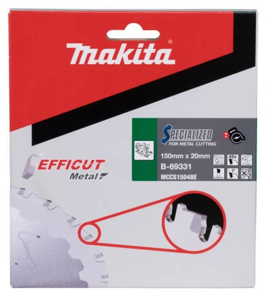 Makita b-69331 efficut lama per troncatrice 150x20 mm per metallo - dettaglio 2
