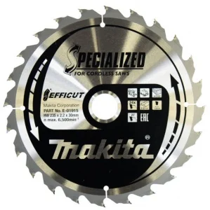Makita e-01915 efficut lama per sega circolare 235x30 mm per legno - dettaglio 1