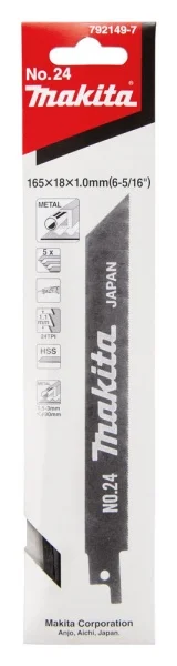 Makita 792149-7 lama per seghetto diritto 165x0,9 mm taglio flessibile metallo 5 pz. - dettaglio 2